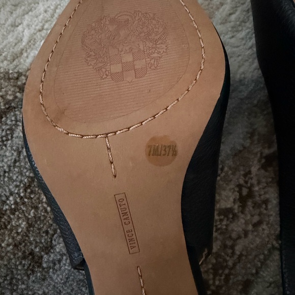 Vince Camuto Black Slingback Heels - Picture 6 of 6